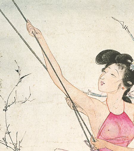 卓资-胡也佛的仕女画和最知名的金瓶梅秘戏图